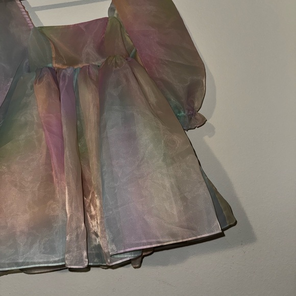 Selkie rainbow puff dresss original rainbow bow first release HTF number size 2 - Picture 3 of 12